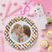Maßgeschneidertes Foto Modernes, Personalisiertes Pappteller (Party)