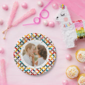 Maßgeschneidertes Foto Modernes, Personalisiertes Pappteller (Party)
