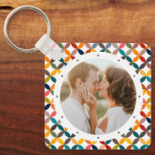Maßgeschneidertes Foto Modernes, Personalisiertes  Schlüsselanhänger (Vorderseite)
