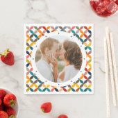 Maßgeschneidertes Foto Modernes, Personalisiertes Serviette (Beispiel)