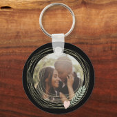 Maßgeschneidertes Foto Personalisiertes Herz Gerah Schlüsselanhänger (Vorderseite)