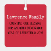 Maßgeschneidertes Foto Quadrat künstlerische Keepa Ornament Aus Metall (Rückseite)