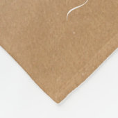 Maßgeschneidertes Foto und Text Baby Fleece Blanke (Ecke)