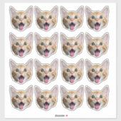 Maßgeschneidertes Foto Wasserfeste Vinyl Stickers Aufkleber (Blatt)