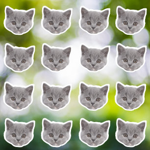 Maßgeschneidertes Foto Wasserfeste Vinyl Stickers Aufkleber