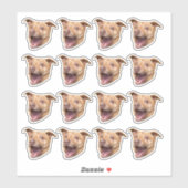 Maßgeschneidertes Foto Wasserfeste Vinyl Stickers Aufkleber (Blatt)