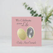 Maßgeschneidertes Foto: Wecken / (Lebende) Beerdig Einladung (Stehend Vorderseite)