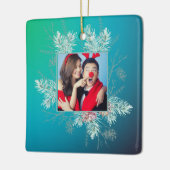 Maßgeschneidertes Foto Zwei-seitige Kieferrahmen Keramikornament (Links)