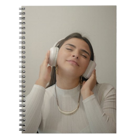 Maßgeschneidertes Full Foto Modernes Notizblock (Vorderseite)