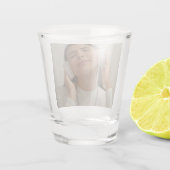 Maßgeschneidertes Full Foto Modernes Schnapsglas (Rückseite)