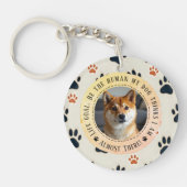 Maßgeschneidertes Funny Dog Lover Geschenk - Leben Schlüsselanhänger (Vorderseite)