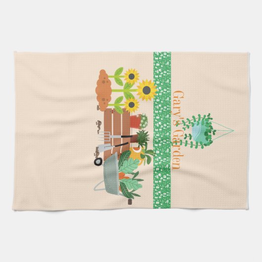 Maßgeschneidertes Gartenhandtuch Geschirrtuch (Horizontal)