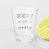 Maßgeschneidertes Geburtsjahr bis Vollendung des S Schnapsglas (Rückseite)