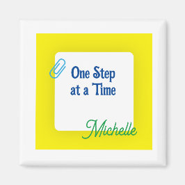 Maßgeschneidertes Gelb Magnet