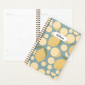 Maßgeschneidertes gelbes Zitronenmuster Planer (Anzeige)