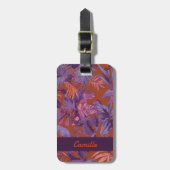 Maßgeschneidertes Gepäckanhänger für das Lila trop (Vorderseite vertikal)