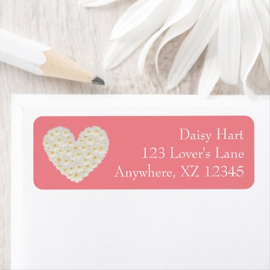 Maßgeschneidertes Gerber Daisy Heart (Insitu)