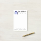 Maßgeschneidertes Geschäft Post-it Klebezettel (Auf Schreibtisch)