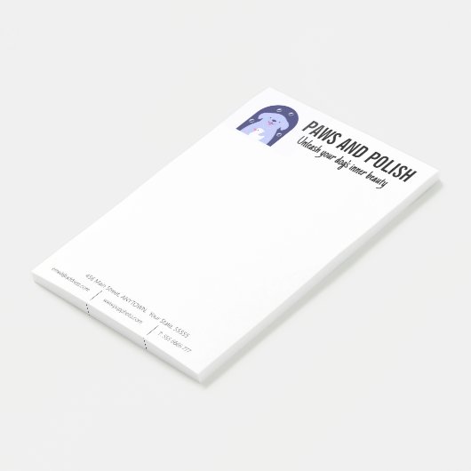 Maßgeschneidertes Geschäft Post-it Klebezettel (angewinkelt)