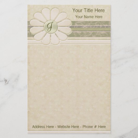 Maßgeschneidertes Geschäft / Privatkundengeschäft Briefpapier (Vorderseite)