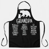 Maßgeschneidertes Geschenk mit Großraumbären Schürze (Vorderseite)