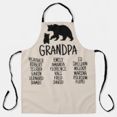 Maßgeschneidertes Geschenk mit Großraumbären Schürze (Vorderseite)