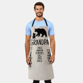 Maßgeschneidertes Geschenk mit Großraumbären Schürze (Getragen)