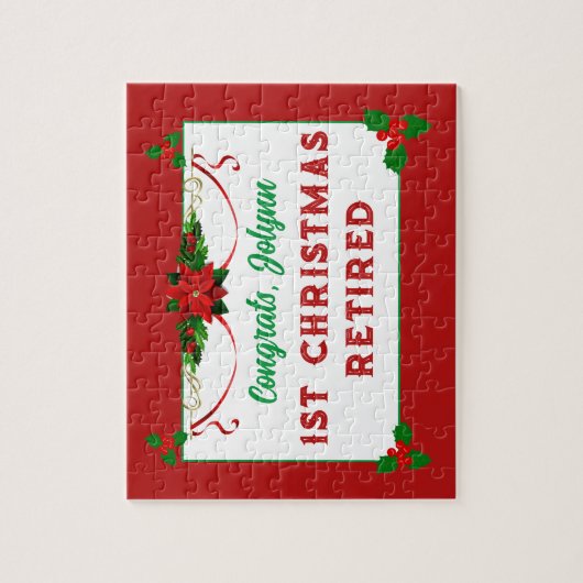 Maßgeschneidertes Geschenk! Weihnachtspuzzle Puzzle (Vertikal)