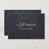 Maßgeschneidertes Geschenkgutachten für Chalkboard (Vorne/Hinten)