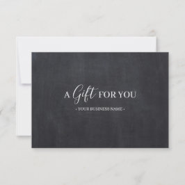 Maßgeschneidertes Geschenkgutachten für Chalkboard
