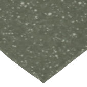 Maßgeschneidertes, gesprenkeltes Moosgrün Tischdecke (Schrägansicht)