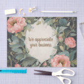 Maßgeschneidertes Gewebe aus Blumengewebe Seidenpapier (Handwerk)