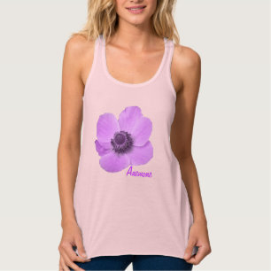 Maßgeschneidertes Girl Pink Anemone T Shirt