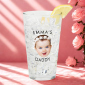 Maßgeschneidertes Glas, Babyglas, Vater Geburtstag Glas