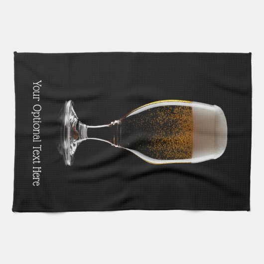 Maßgeschneidertes Glas Bier Geschirrtuch (Horizontal)