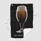 Maßgeschneidertes Glas Bier Golfhandtuch (Insitu)