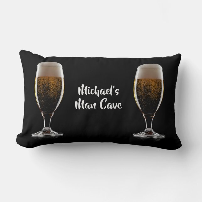 Maßgeschneidertes Glas Bier Lendenkissen (Vorderseite)