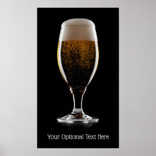 Maßgeschneidertes Glas Bierposter Poster