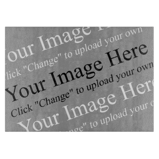 Maßgeschneidertes Glas-Zuschnitt Schneidebrett (Vorderseite)