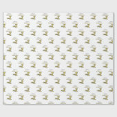 Maßgeschneidertes, Godson First Communion Chalice Geschenkpapier (Flach)