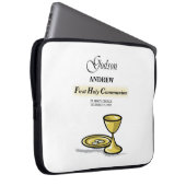 Maßgeschneidertes, Godson First Communion Chalice Laptopschutzhülle (Vorne Rechts)