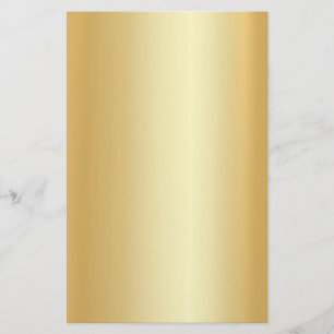 Maßgeschneidertes Gold-Look Moderne elegante Blank Briefpapier