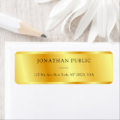 Maßgeschneidertes Gold-Look Moderne glamouröse Vor (Insitu)