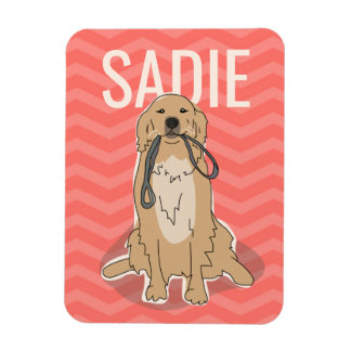 Maßgeschneidertes Golden Retriever Magnet