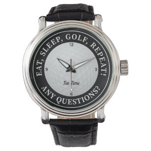 Maßgeschneidertes Golf Ball Sportgolding Zitat Sch Armbanduhr