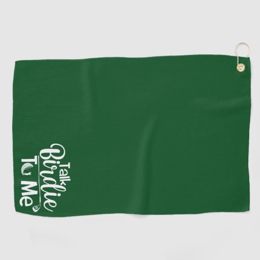 Maßgeschneidertes Golf Handtuch, Spaß sprechen trü Golfhandtuch (Horizontal)