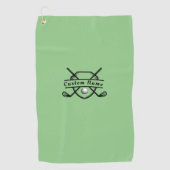 Maßgeschneidertes Golfhandtuch - Mit Monogramm/Fot (Vorderseite)