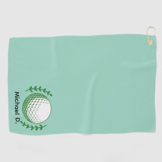 Maßgeschneidertes Golfhandtuch - Personalisierter (Horizontal)