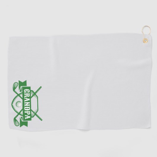Maßgeschneidertes Golfhandtuch - Personalisierter (Horizontal)