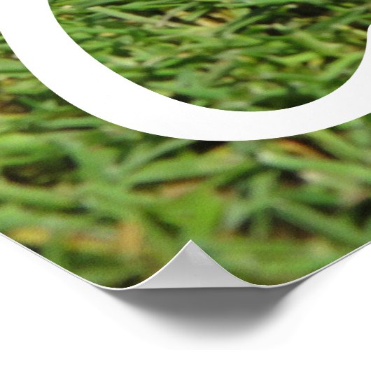 Maßgeschneidertes Golfplakat Poster (Ecke)